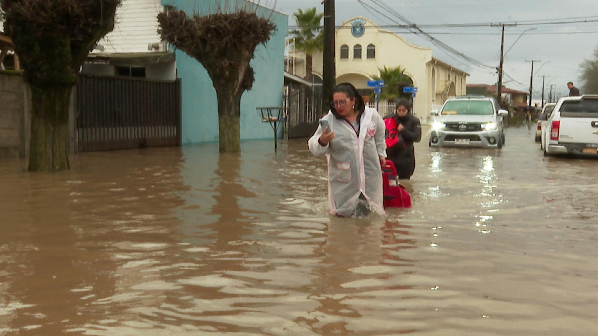 11 mil afectados en Ñuble por frente de lluvias