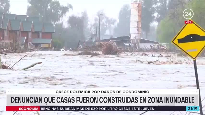 Denuncian que casas fueron construidas en zona inundable