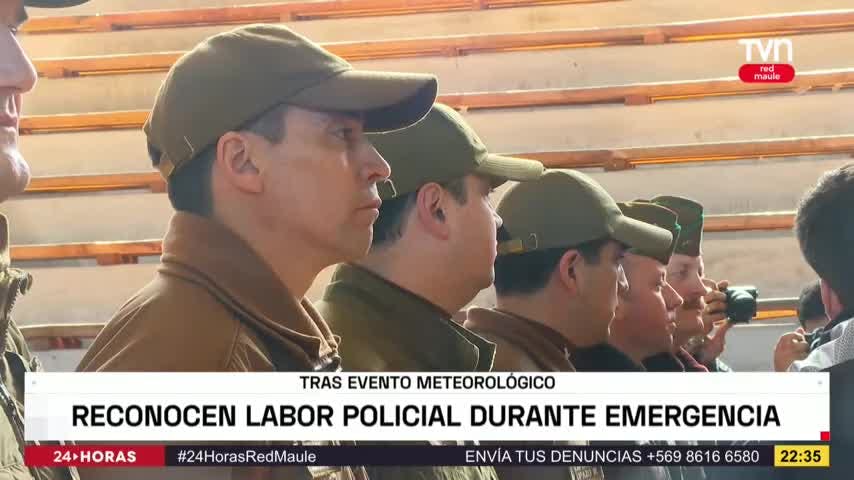Carabineros recibieron reconocimiento por prestar ayuda