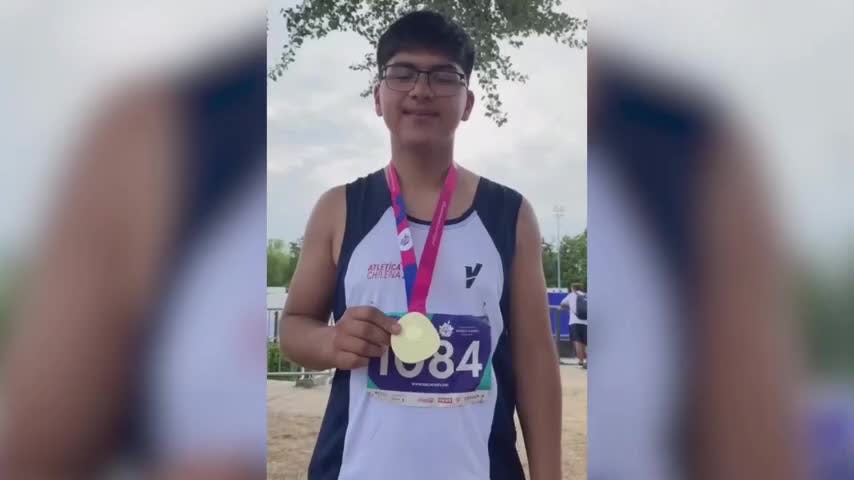 Joven con autismo logró oro en Olimpiadas Especiales en Alemania