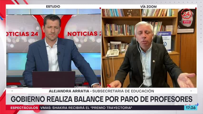 Presidente del Colegio de Profesores a ministro Cataldo: “Está equivocado, el paro sigue”