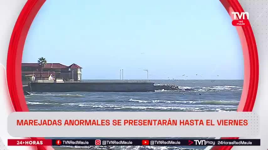 Marejadas anormales se presentarán hasta el viernes