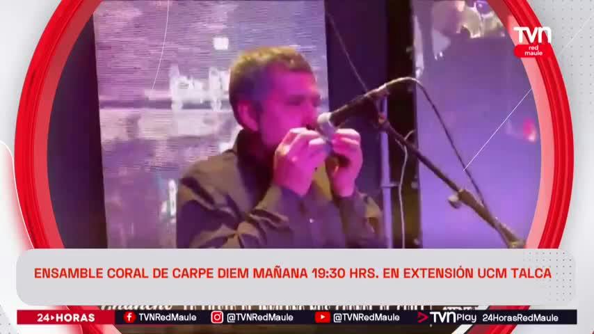 Ensamble coral Carpe Diem se presenta en Centro Extensión UCM