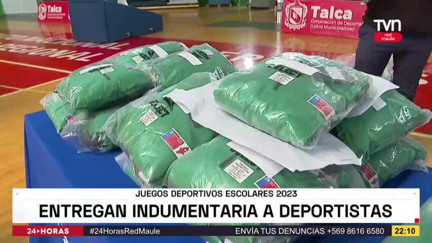 Entregan indumentaria para Juegos Deportivos Escolares 2023