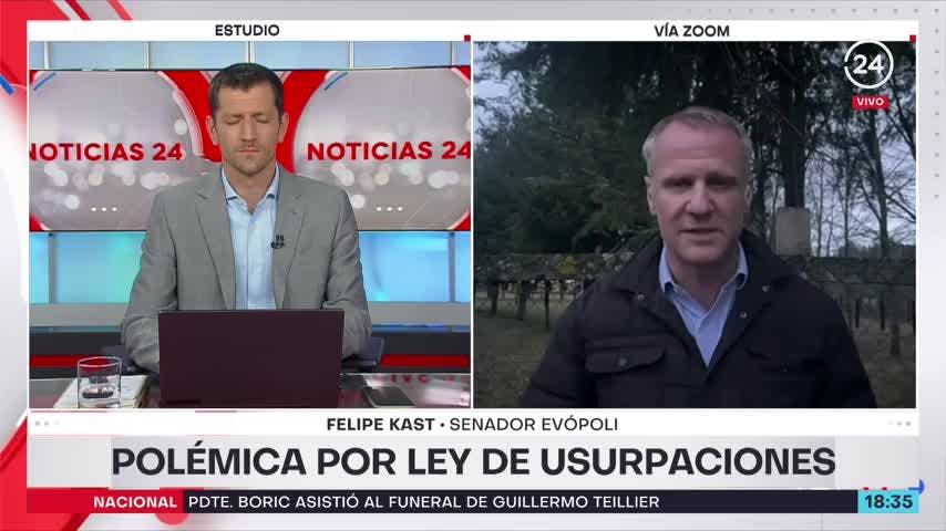 Felipe Kast y veto a Ley de Usurpaciones: “El Gobierno está en una campaña de desinformación”