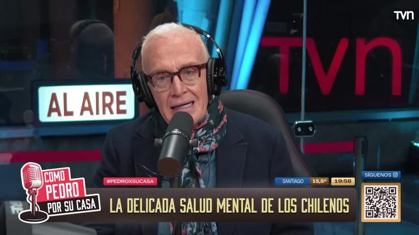 El editorial de Pedro: La delicada salud mental de los chilenos