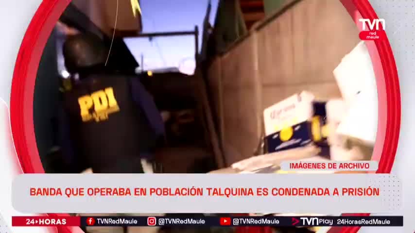 Banda que operaba en población talquina fue condenada a prisión