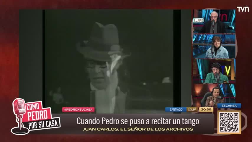 El señor de los archivos: Pedro Carcuro recitando un tango