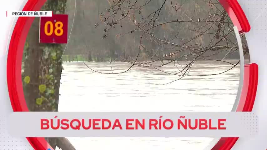 Búsqueda de desaparecido en Río Ñuble