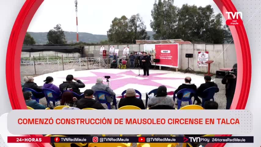 Comenzó en Talca construcción de mausoleo circense