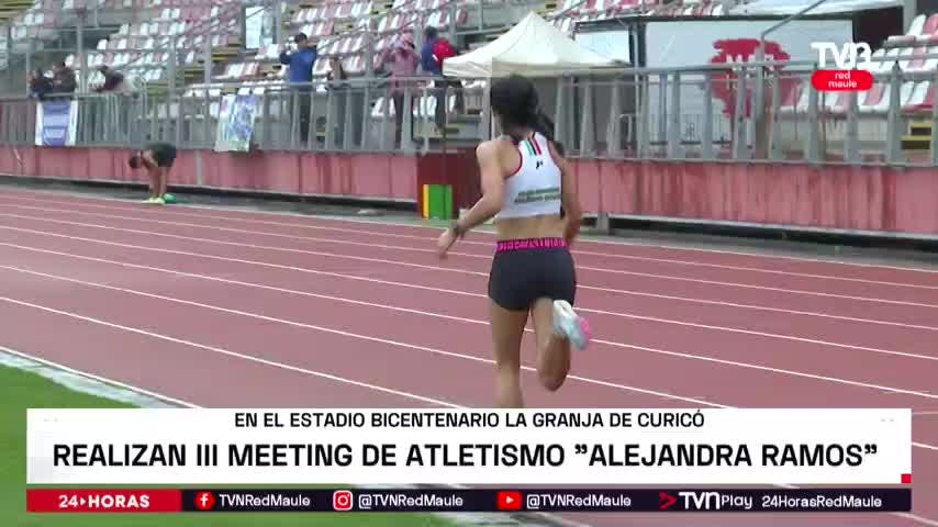 Realizan en Curicó tercera edición del Meeting de Atletismo Alejandra Ramos
