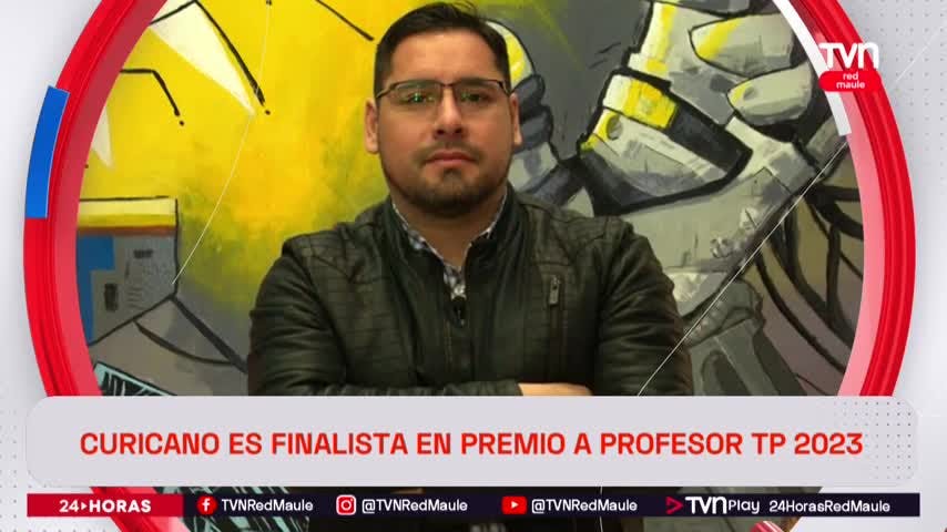 Curicano es finalista en premio a Profesor TP 2023 