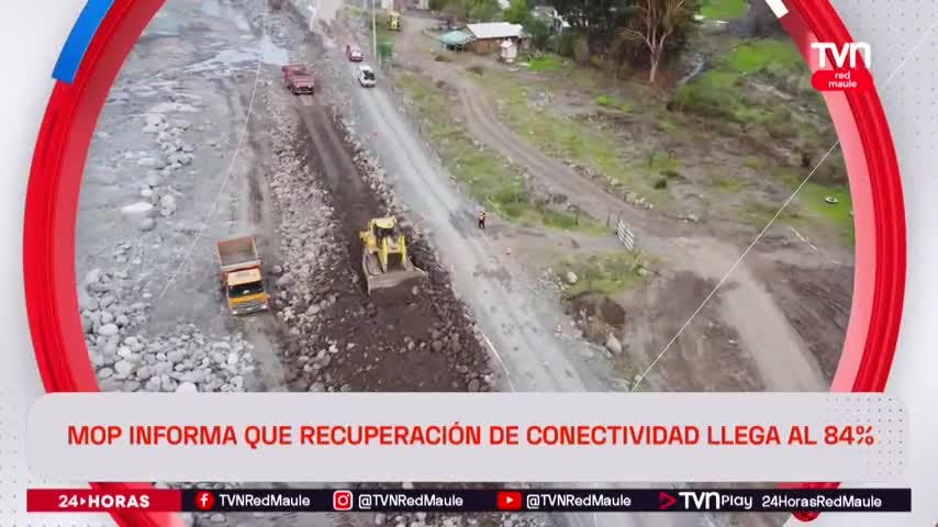 Mop informa que recuperación de conectividad llega al 84%