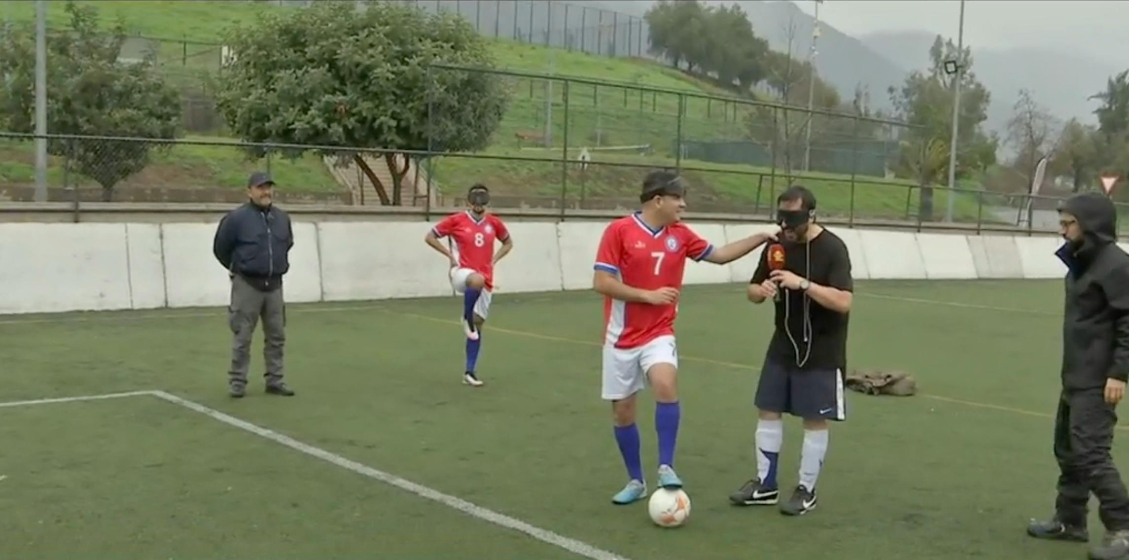 TVN en Santiago 2023: Así son las reglas del fútbol para ciegos