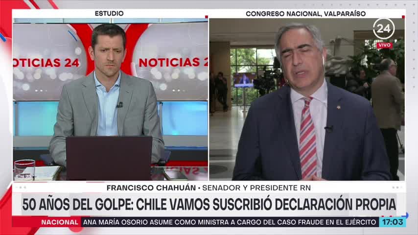 Chahuán a Boric a días del 11 de septiembre: “El clima lo pone el Presidente”