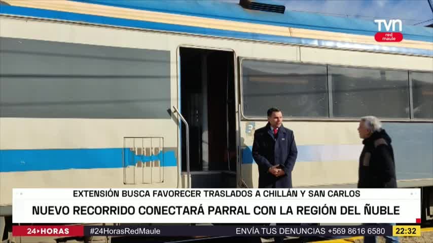 Parral y Región del Ñuble se conectarán mediante tren