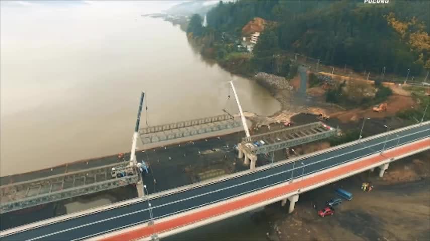 Gobernador llamó a avanzar en puente mecano en San Pedro