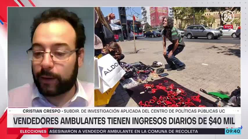 Comercio ambulante: dispuestos a dejar la actividad lo harían si recibieran $700 mil líquidos