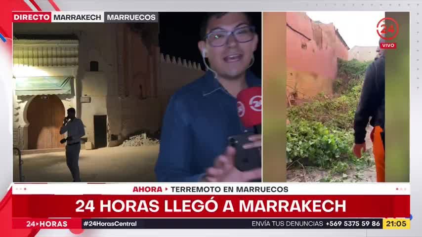 Canal 24 Horas llegó a Marrakech tras terremoto