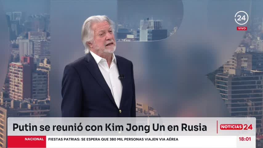 Exembajador Cabrera y reunión Putin-Kim: “Es una señal hacia el Asia-Pacífico”