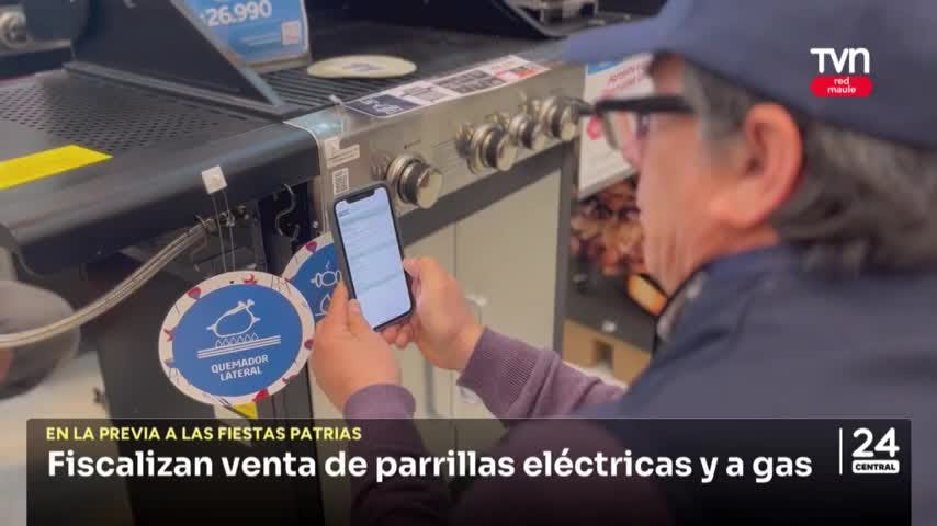 Fiscalizan venta de parrillas eléctricas y a gas
