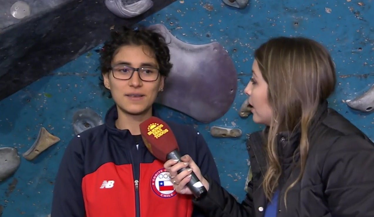 TVN en Santiago 2023: La preparación de Ignacia Mellado en escalada deportiva