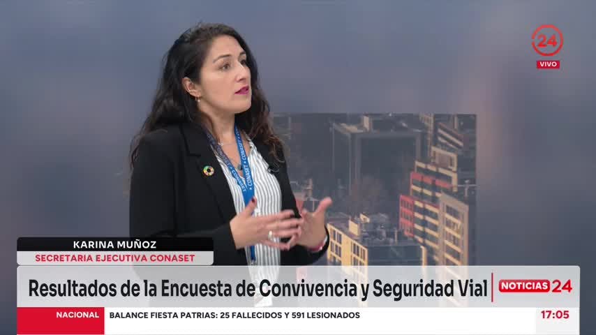 Conaset y causales de fallecidos en Fiestas Patrias: “Apareció fuertemente la imprudencia del peatón”