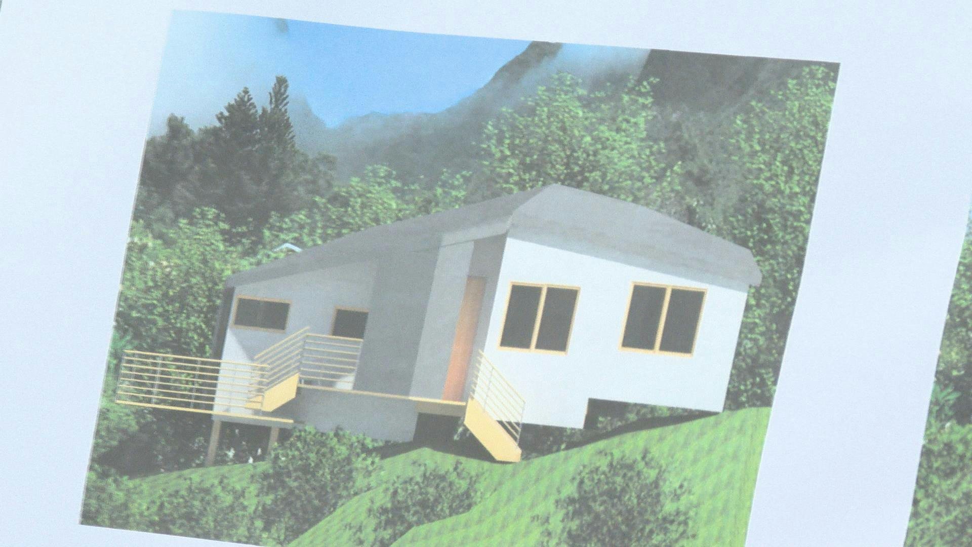 Parten materiales de construcción a Juan Fernández para cumplir el sueño de la casa propia  seis familias 