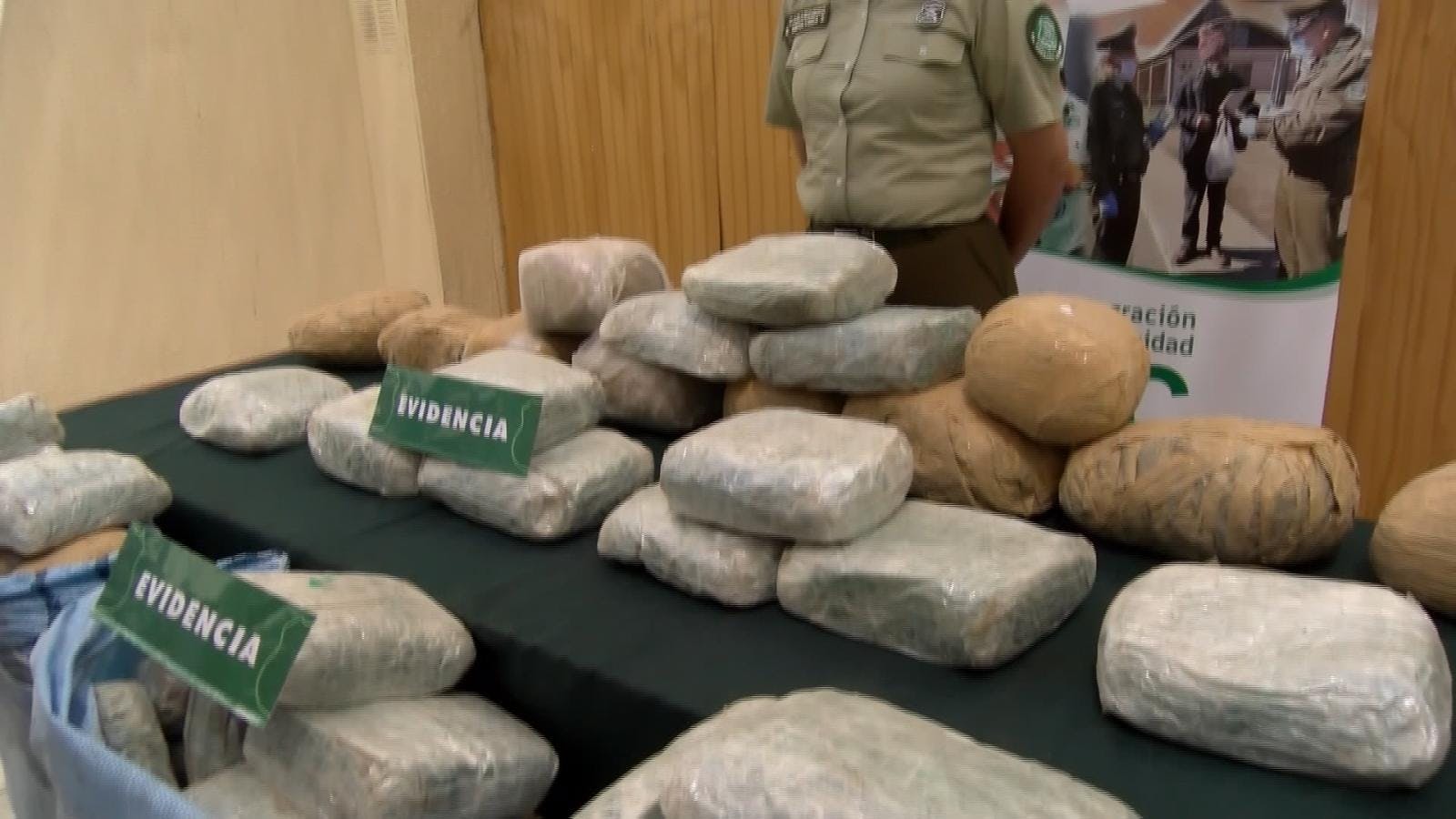OS7 decomisó más de 100 kilos de droga