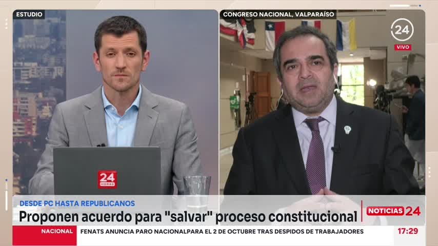 Senador Quintana por nuevo proceso constituyente: “De no mediar algo, va directo al fracaso”