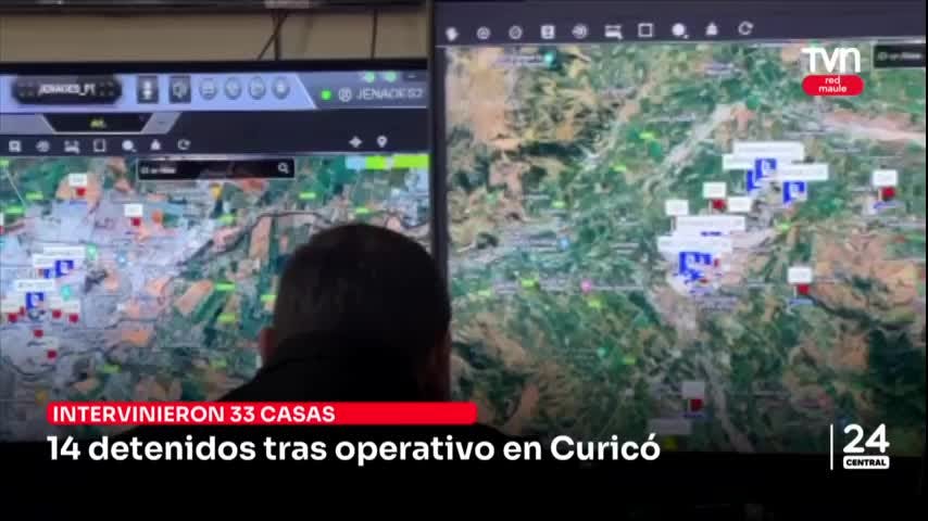 14 detenidos dejó operativo en Curicó