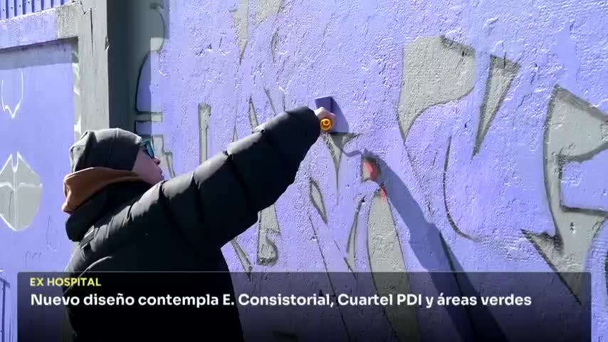 Nuevo diseño contempla E. Consistorial, Cuartel PDI y áreas verdes