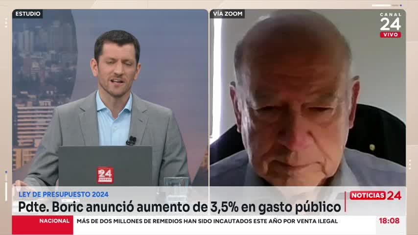 Senador Insulza y aumento del gasto público en 3,5% anunciado por el Presidente Boric: “Se pueden obtener los recursos”
