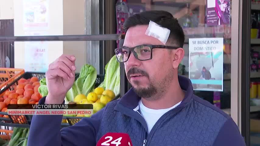 Banda agredió a dueño de minimarket por $400 mil y cigarrillos