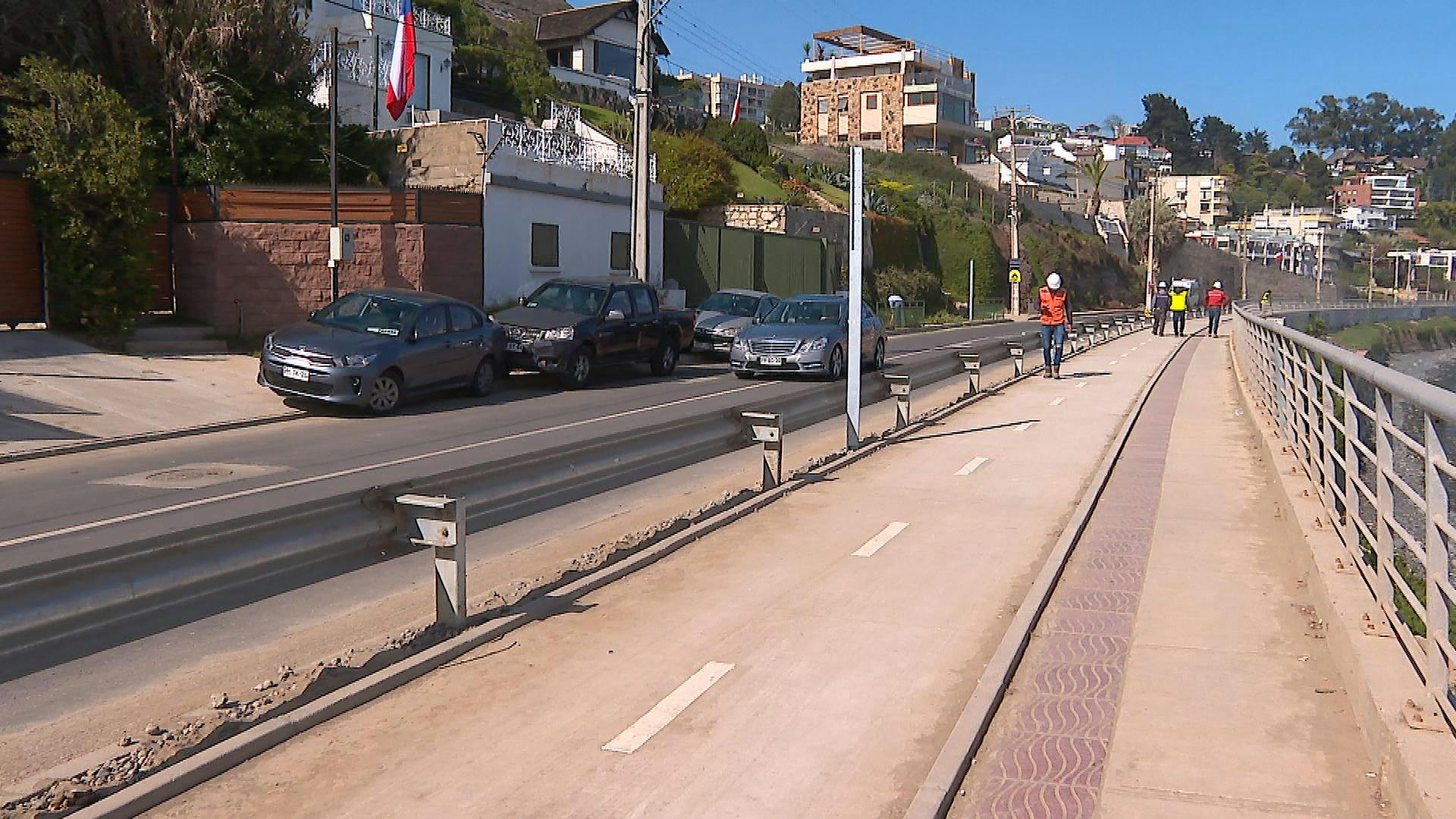 Reabren Avenida Borgoño en Concón tras casi dos años de labores