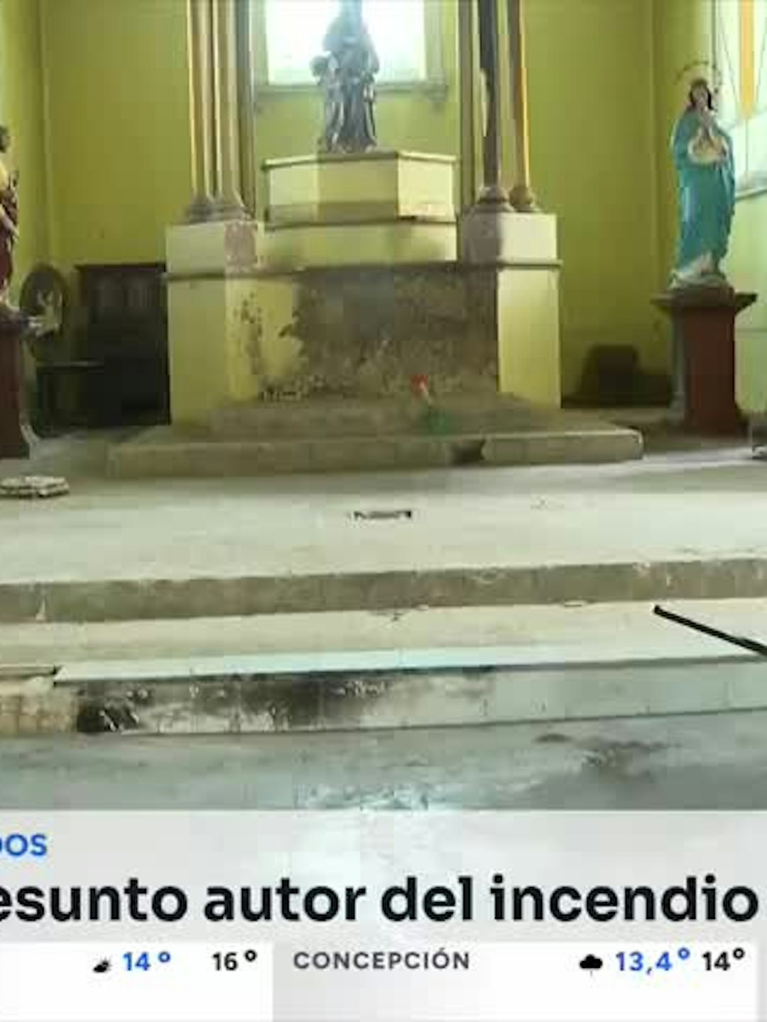 Detienen a presunto autor de incendio en Constitución.