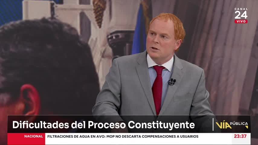 Rojo Edwards por proceso constituyente: Tiene que haber cambios en el sentido republicano, es lo que la gente pidió
