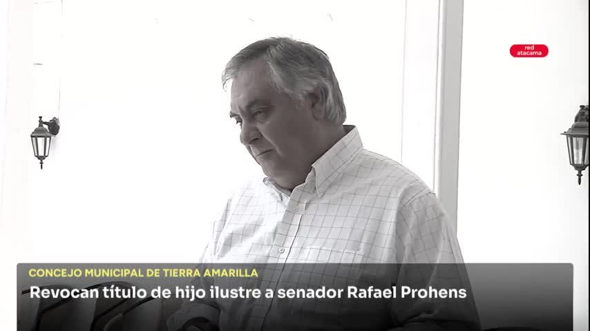 Revocan título de “hijo ilustre” a Senador Prohens