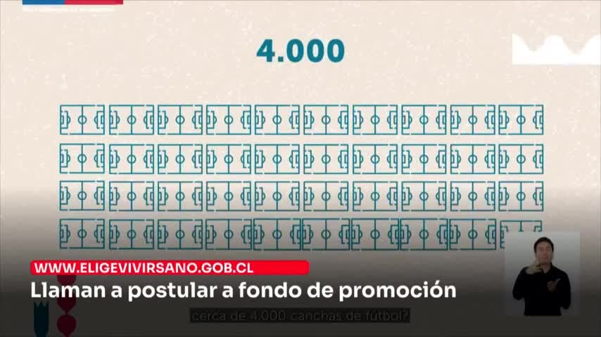 Llaman a postular a fondo de promoción de vida sana