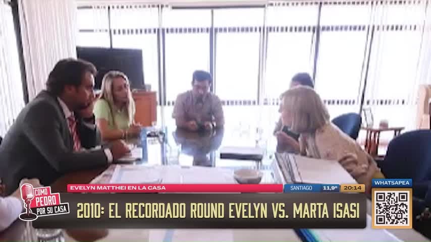 El recordado round entre Evelyn Matthei y Marta Isasi