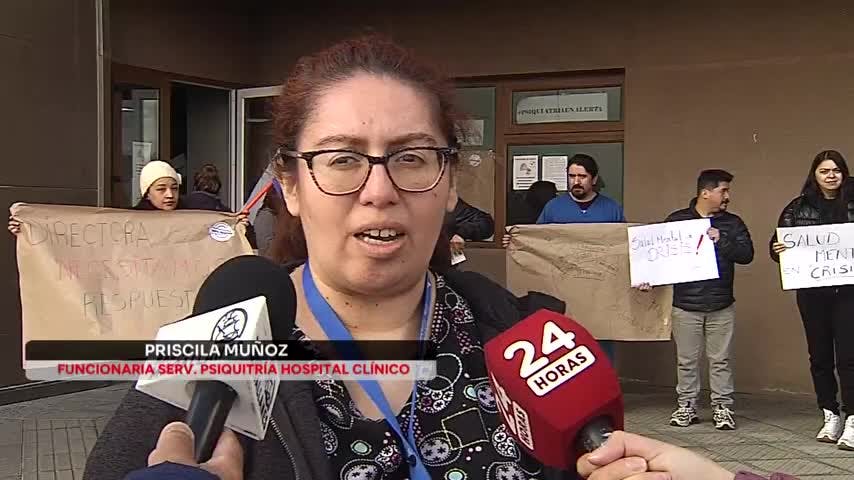 Funcionarios de psiquiatría se manifiestan