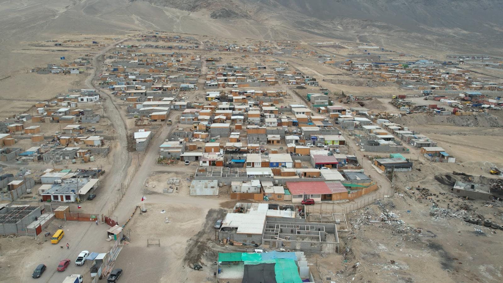Incipiente aumento de campamentos en sector de la Chimba 
