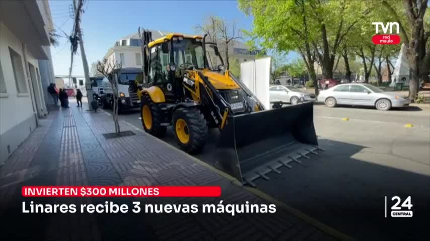 Linares recibe 3 nuevas máquinas