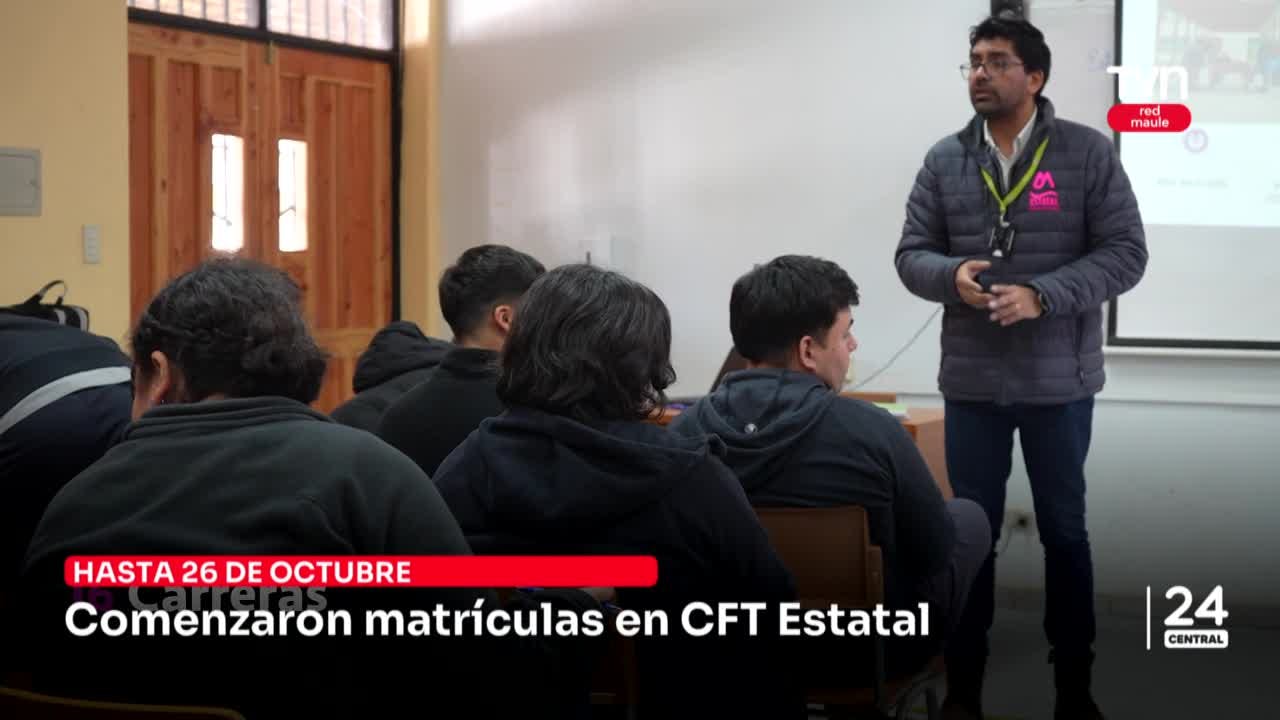 Comenzaron matrículas en CFT Estatal