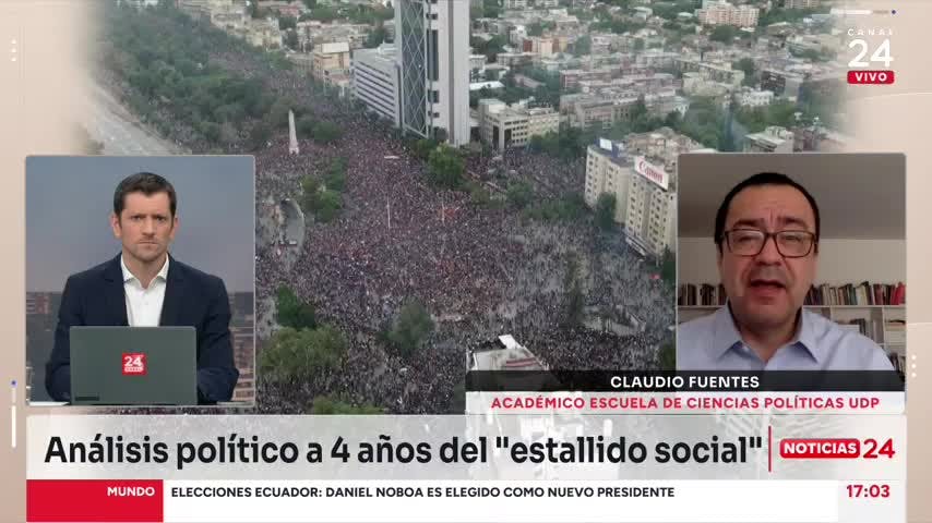Académico a cuatro años del estallido social: “Las élites políticas no han podido establecer mínimos en salud, educación y pensiones”
