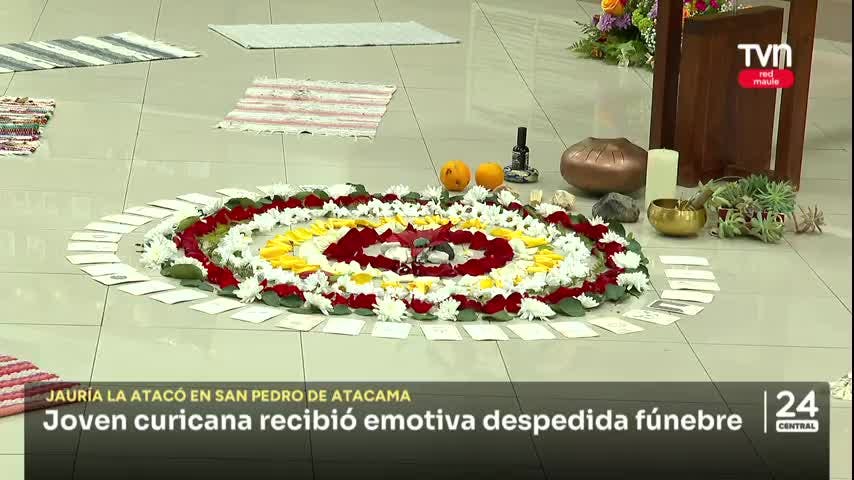 Joven curicana recibió emotiva despedida fúnebre