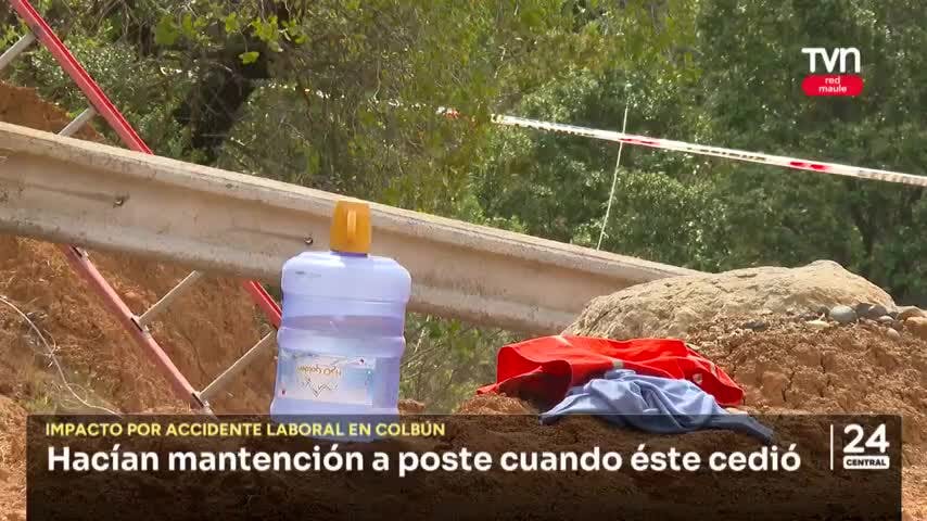 2 fallecidos tras caída de poste en Colbún
