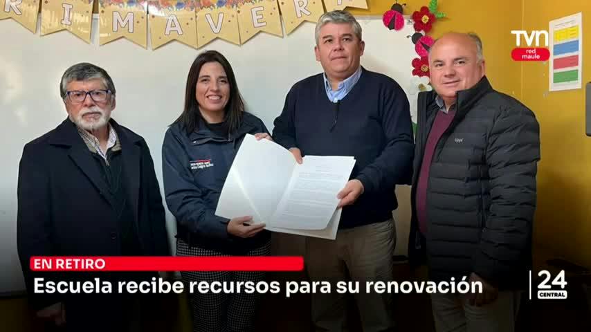 Escuela de Retiro recibe recursos para su renovación