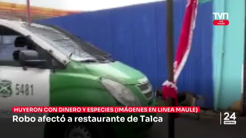 Robo afectó a restaurante de Talca