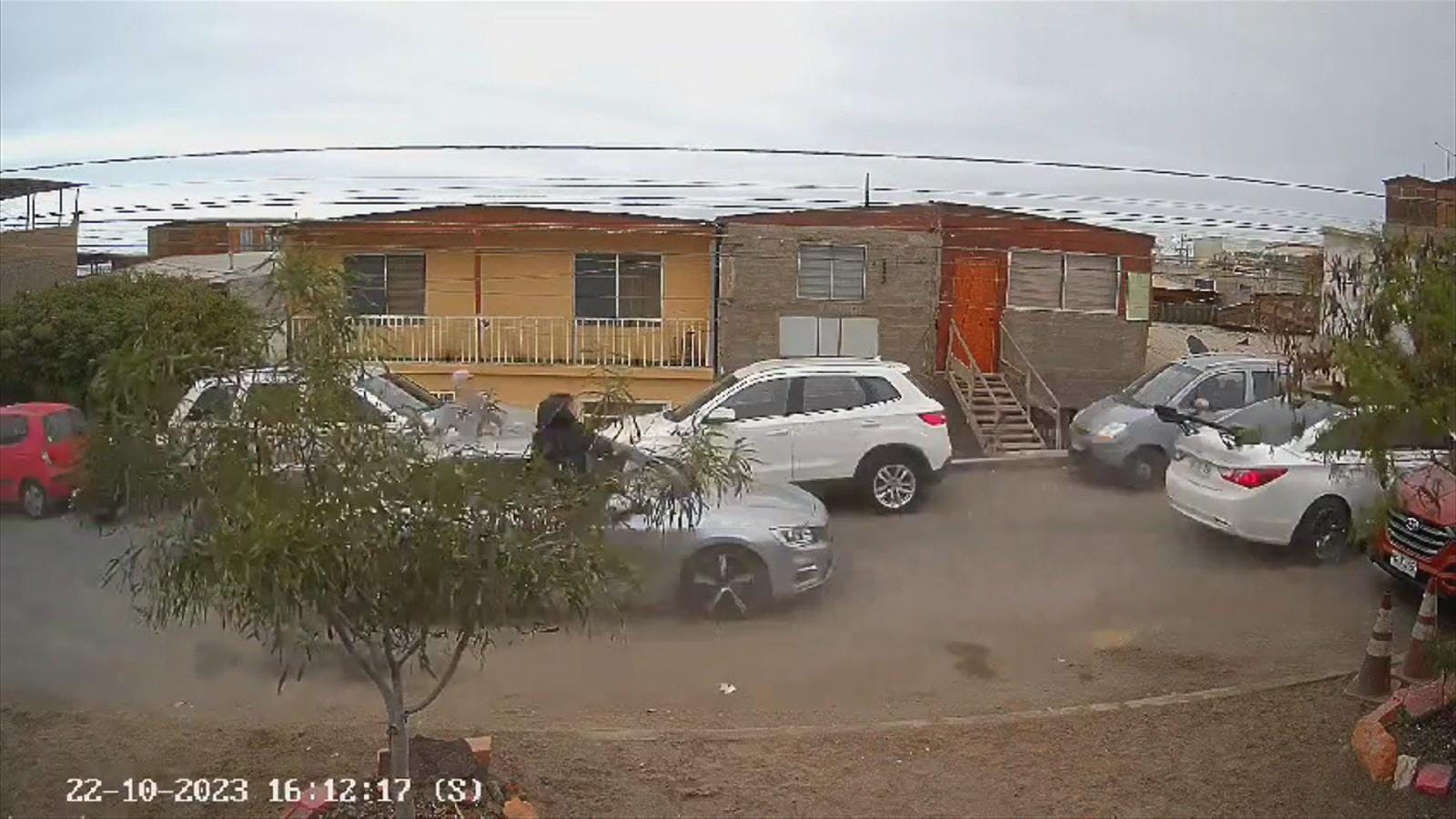 Peligrosa persecución vehicular quedó registrada en cámaras de seguridad